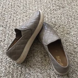 Beige Canvas Sneakers